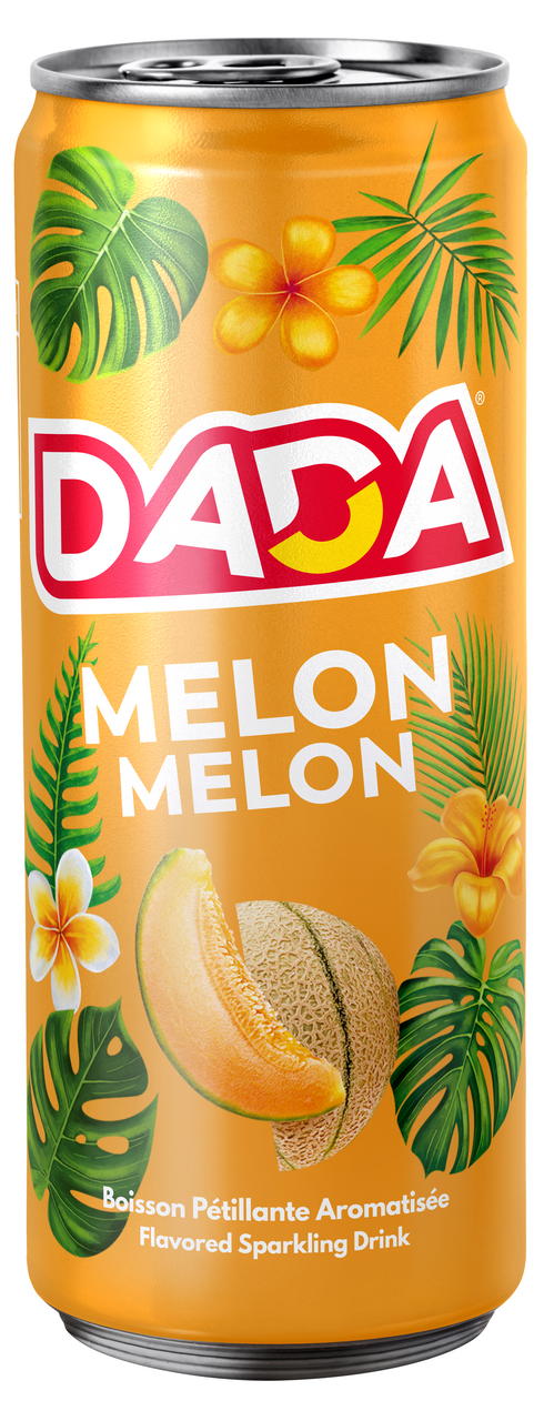 Dada Eau gazeuse goût melon boîte slim 33 cl