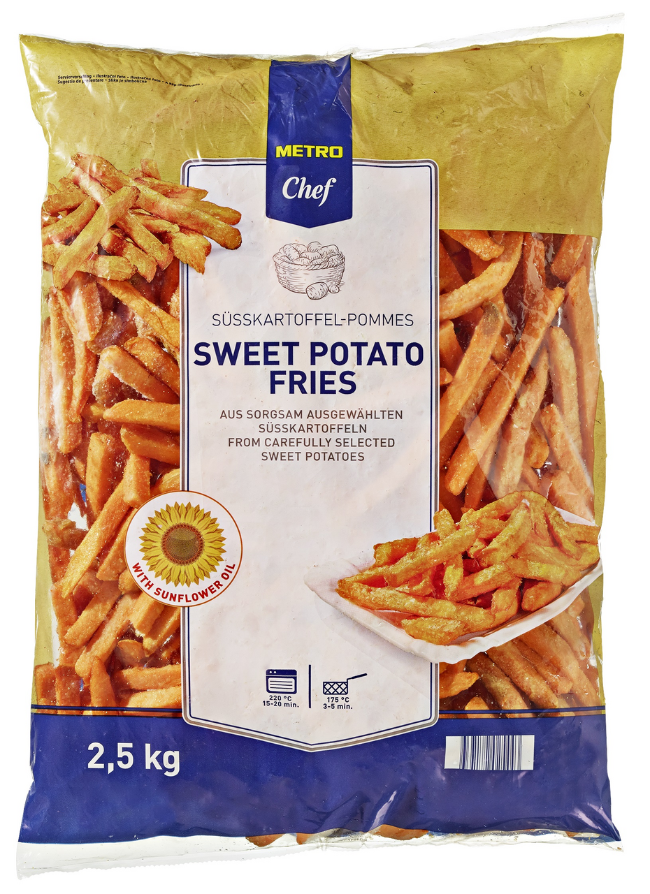 METRO Chef Frites de patate douce 2.5 kg
