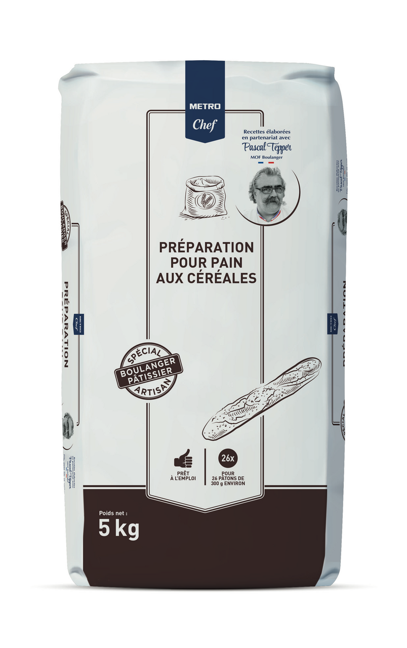 METRO Chef Préparation pour pain aux céréales 5 kg 