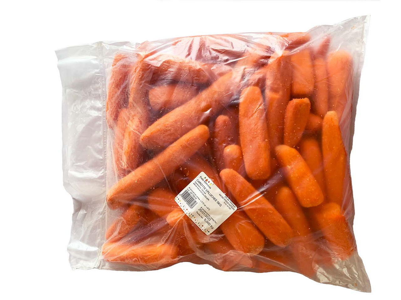 Frais Eminces Carotte épluchée 5 kg