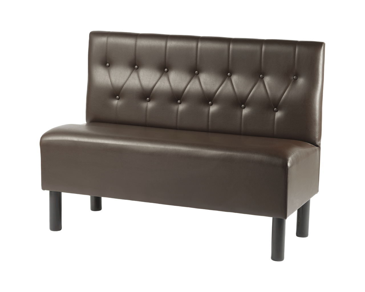 Id Mob Banquette star Capiton chocolat 120 cm