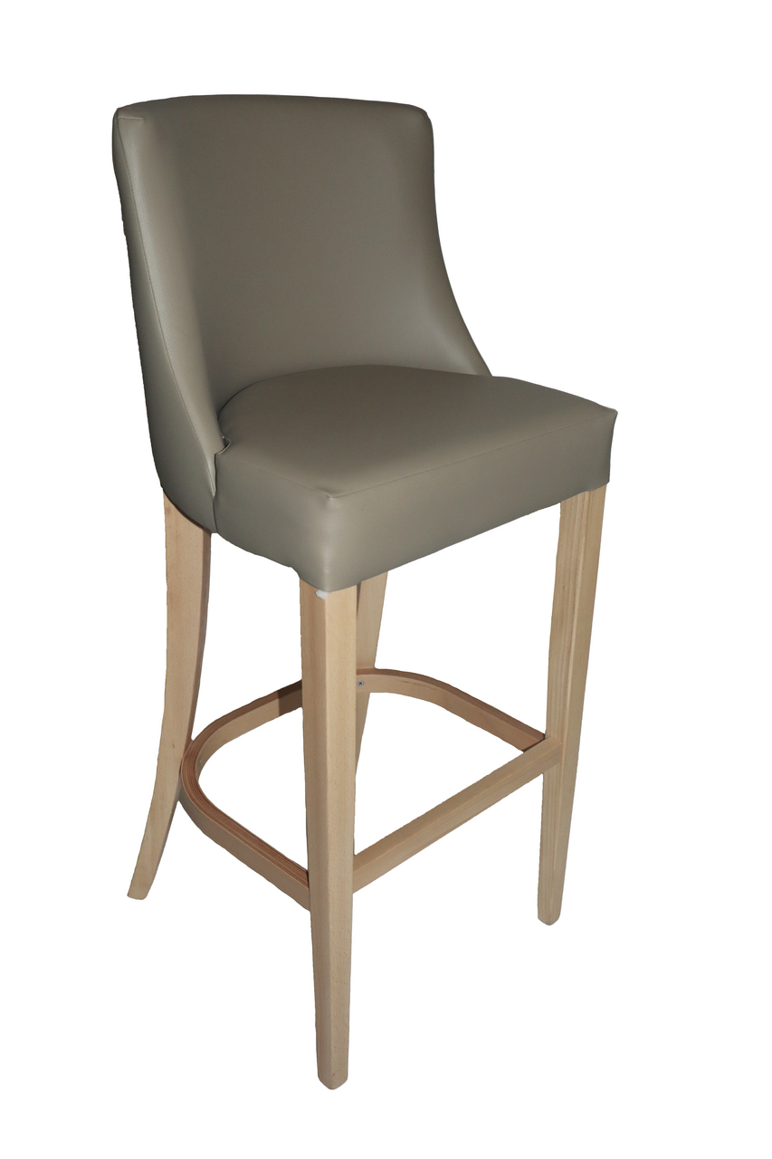 Reverdy Chaise haute Léona taupe