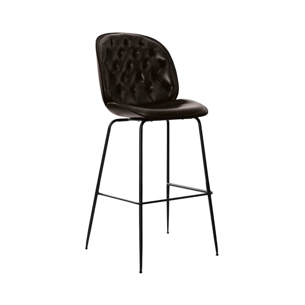 Reverdy Chaise haute Chester noir