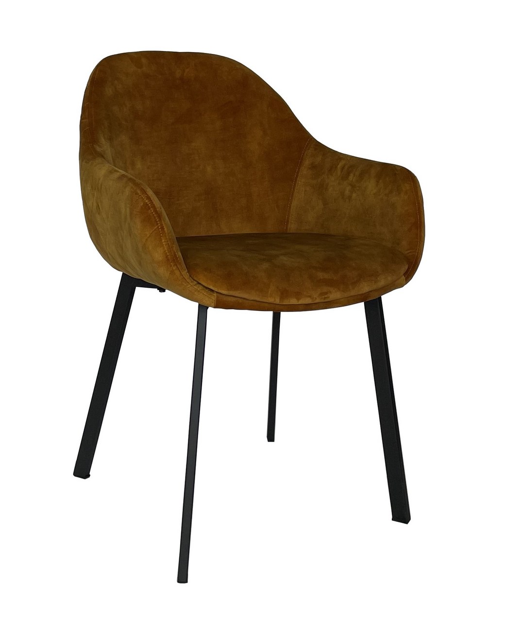 Reverdy Fauteuil Fiori velour or