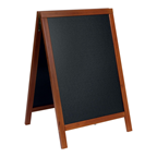 Securit Panneau trottoir acajou 55 x 85 cm