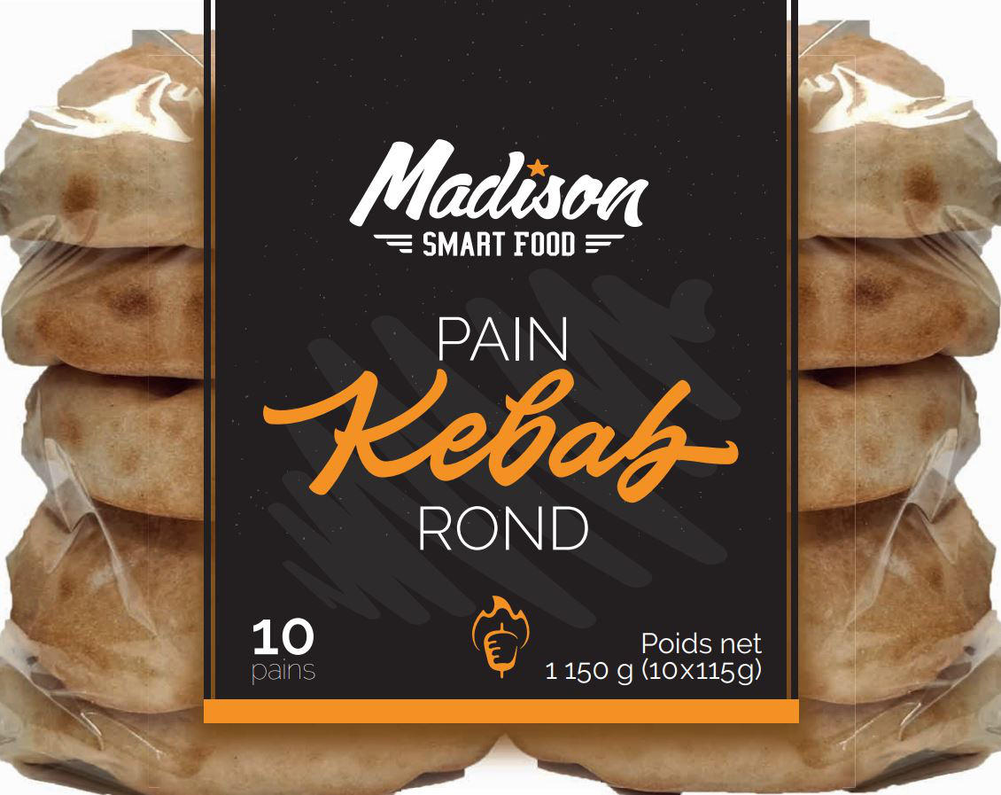 MADISON Pain Kebab rond 10 x 115 g
