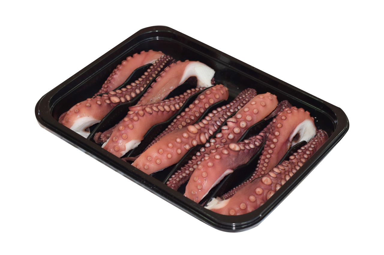 Gel Peche Tentacule de poulpe cuite congelée 70/100 g barquette 8 pièces