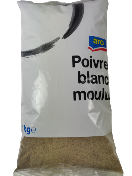 aro Poivre blanc moulu 1 kg