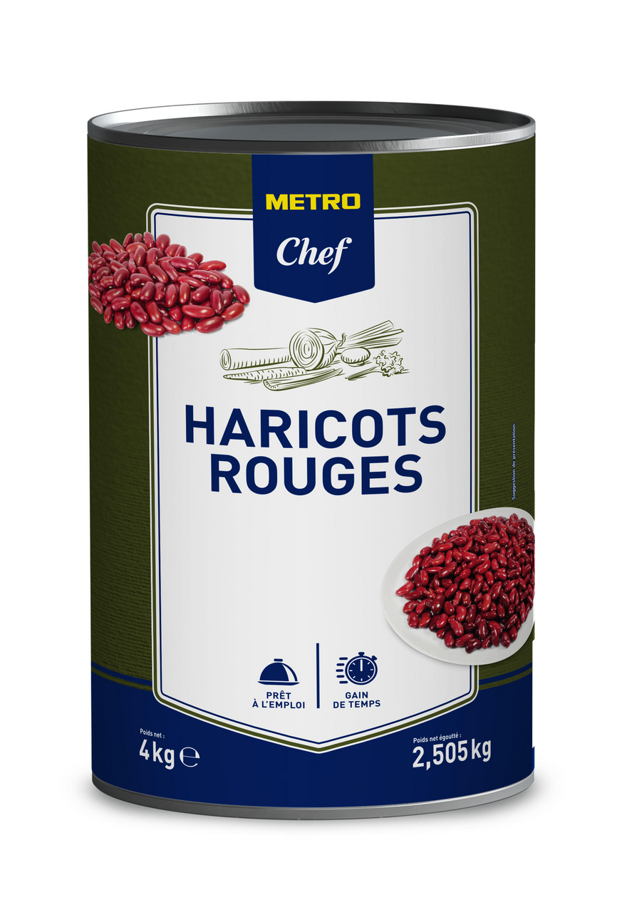 METRO Chef Haricots rouges boîte 5/1 4kg 