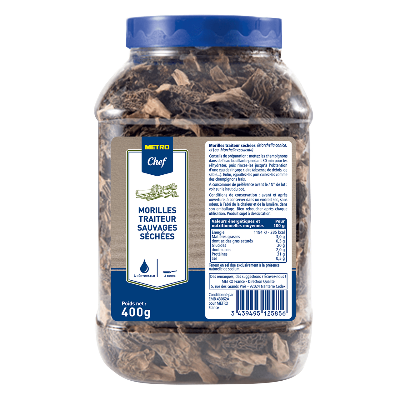 METRO Chef Morilles traiteur séchées Tubo 400 g