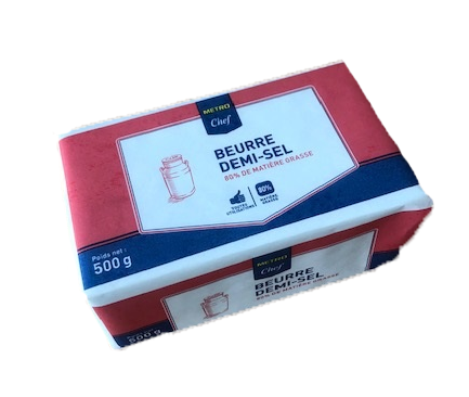 METRO Chef Beurre demi-sel 500 g 