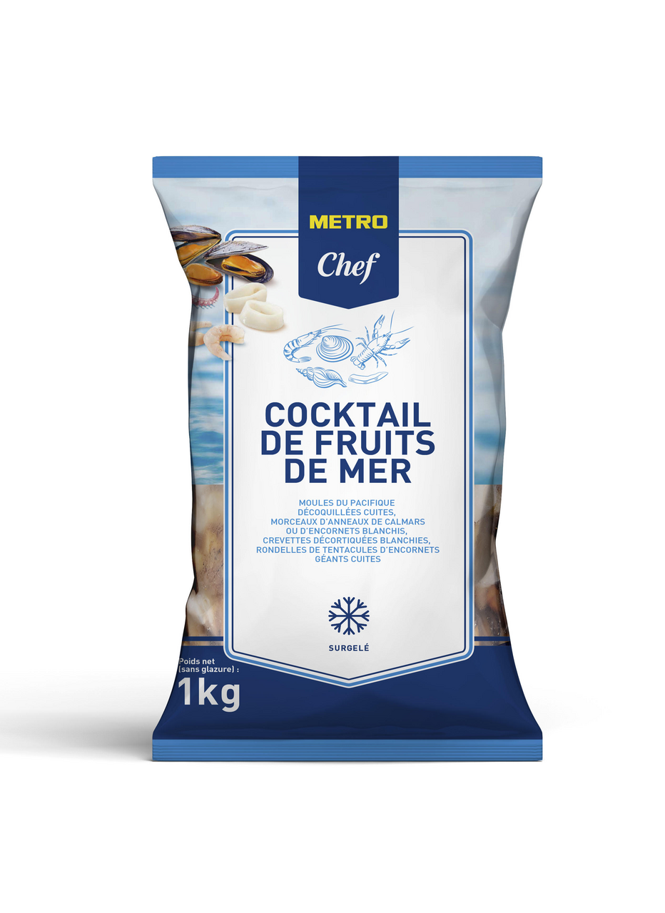 METRO Chef Cocktail de fruits de mer sachet 1 kg