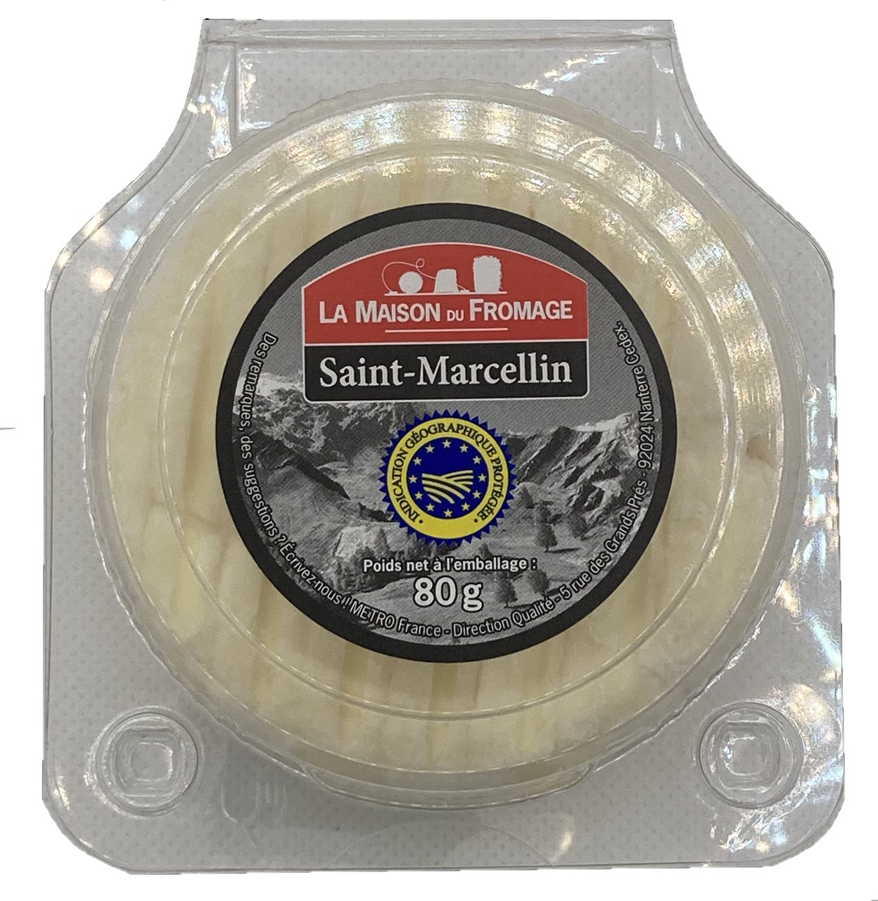LA MAISON DU FROMAGE Saint-Marcellin IGP 80 g