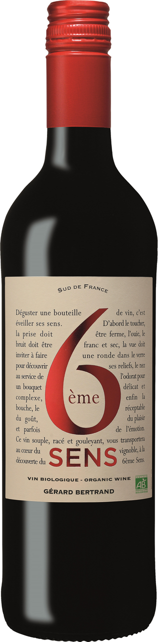 GERARD BERTRAND Pays d'Oc IGP BIO 6ème Sens bouteille 75 cl