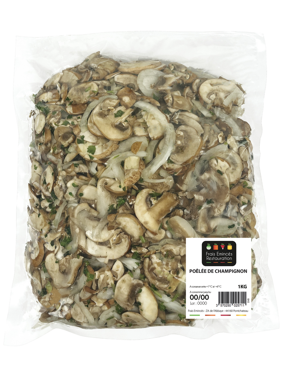 Frais Eminces Poêlé de champignon 1 kg