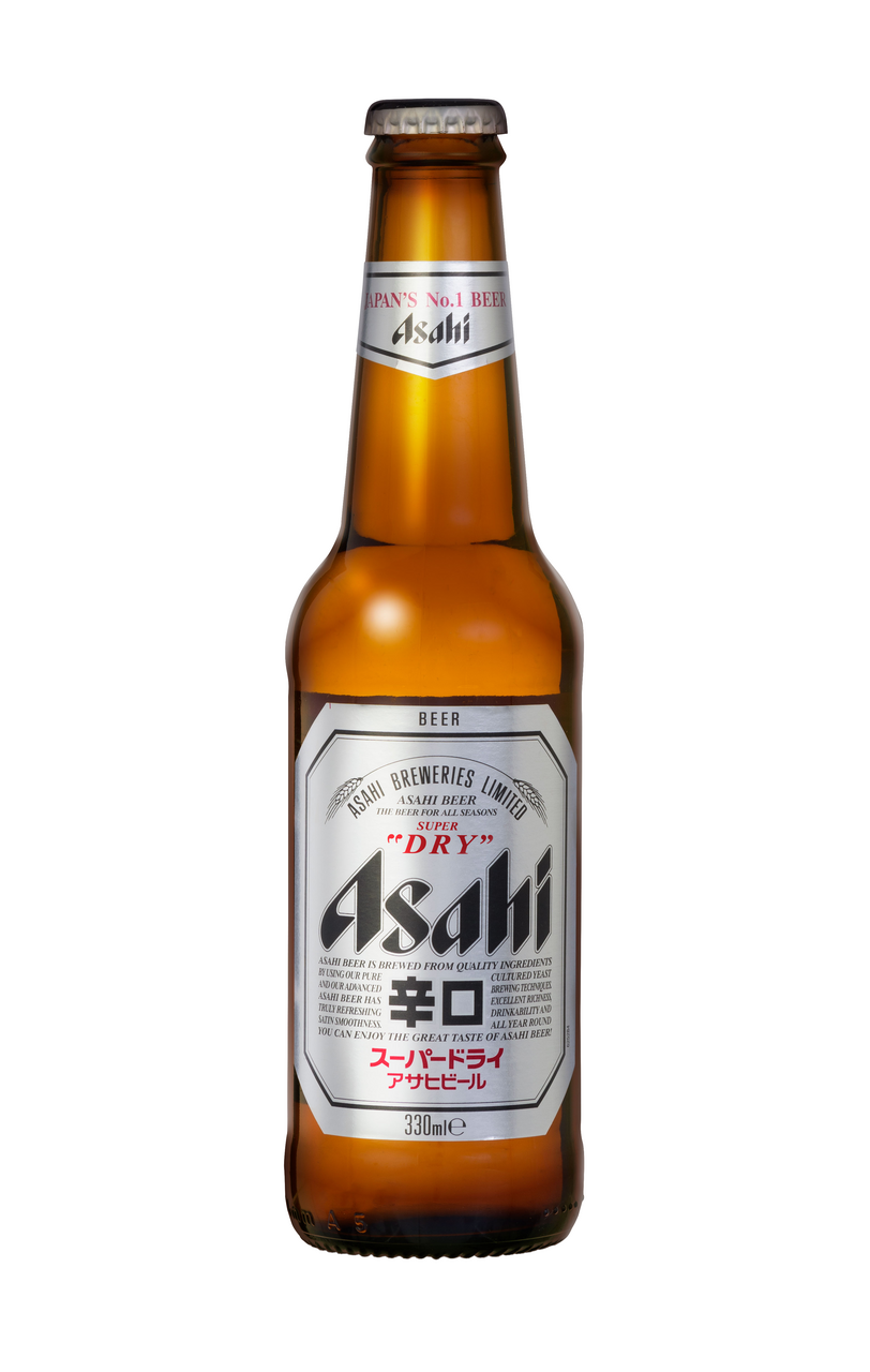 Asahi Bière blonde Super Dry 5° 33 cl verre perdu