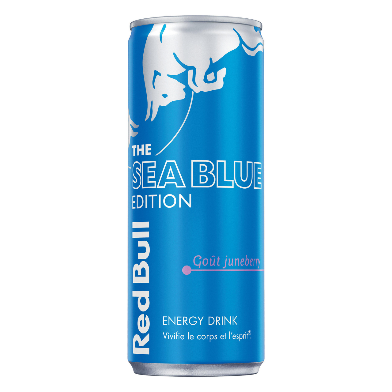 Red Bull Boisson énergisante The Sea Blue Edition goût Juneberry boîte 25 cl