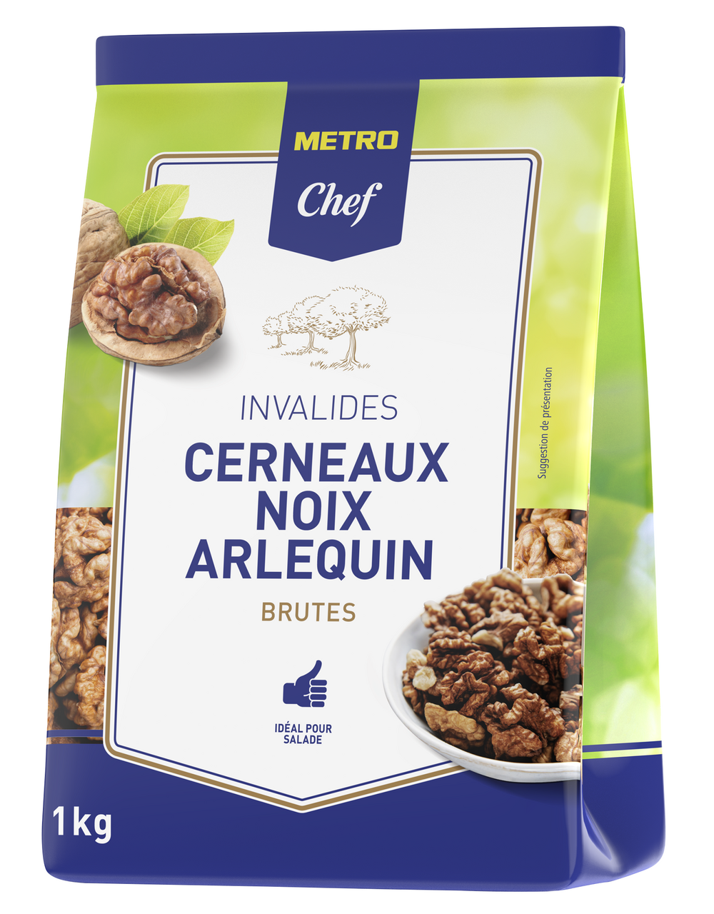 METRO Chef Cerneaux de noix Arlequin Invalides sachet 1 kg