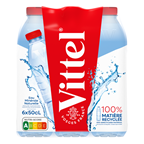 Vittel Eau minérale naturelle 6 x 50 cl PET soit 3 L