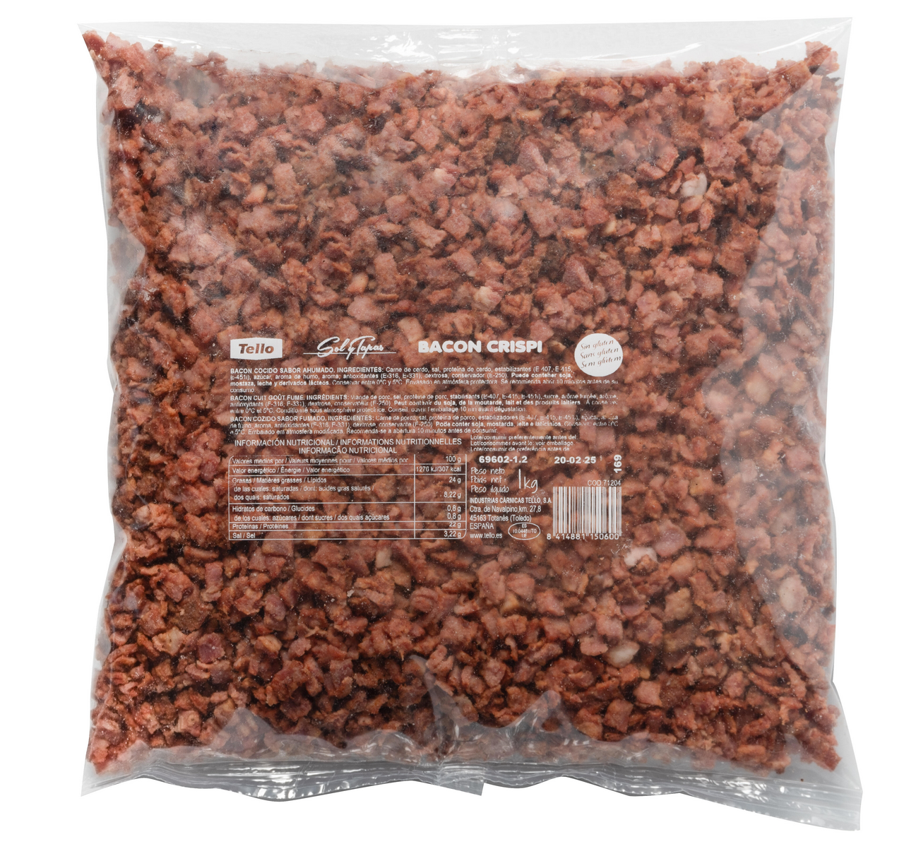 Sol y Tapas Bacon de porc Crispy 1 kg