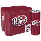 Dr Pepper boite slim 6 x 33 cl soit 1.98 L