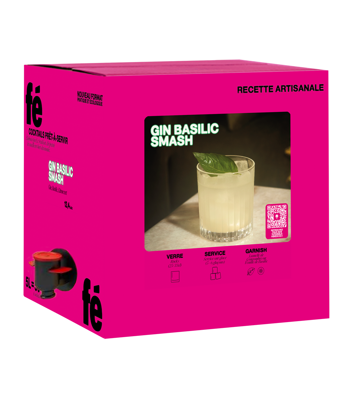 fefe Gin Basilic Smash 12.5° 5 L