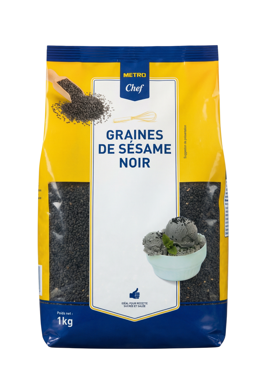 METRO Chef Graine de sésame noir 1 kg