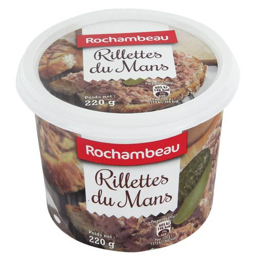 Rochambeau Rillettes Du Mans VPF pot 220 g