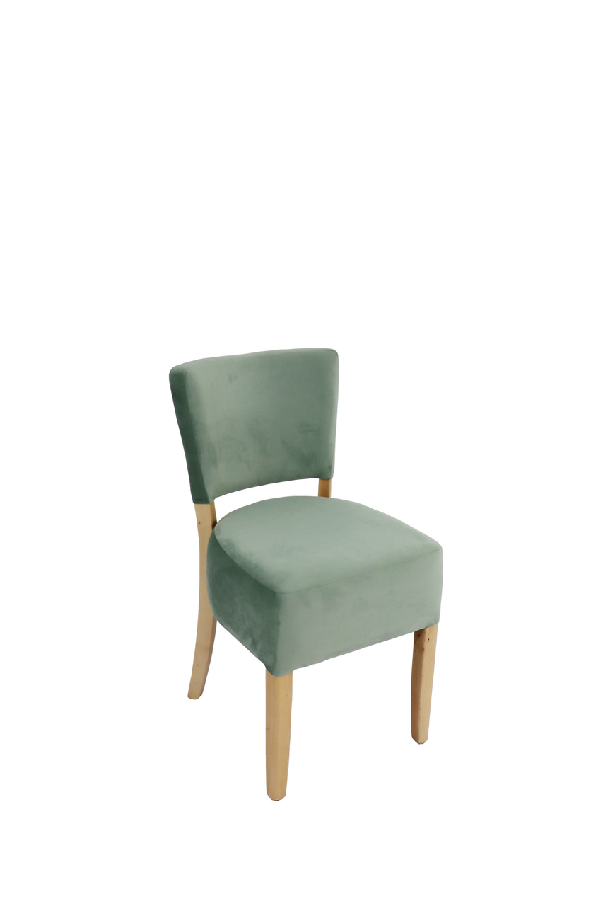 Reverdy Chaise Venice velours Artic