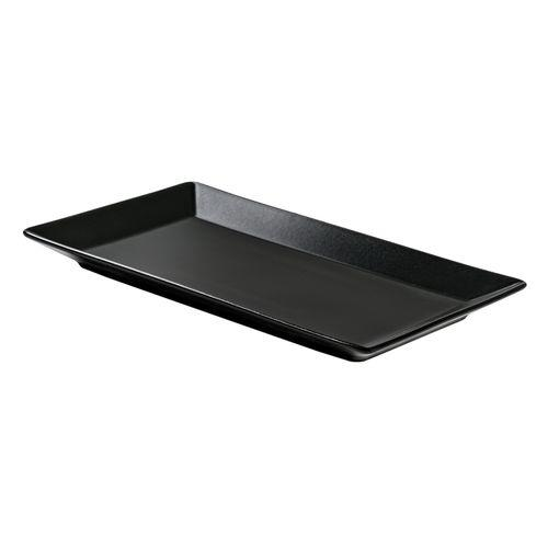 METRO PROFESSIONAL Assiette rectangle noir 25 x 14.5 cm x 6