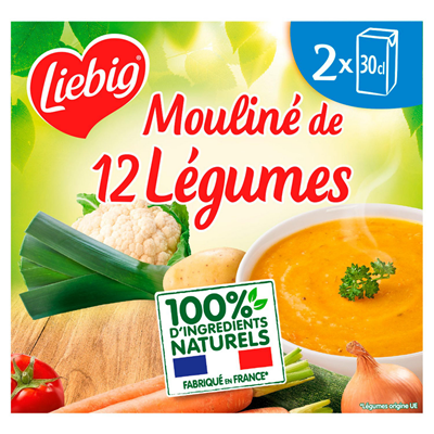 Soupe velouté de 12 légumes (Liebig, 2 x 30cl)