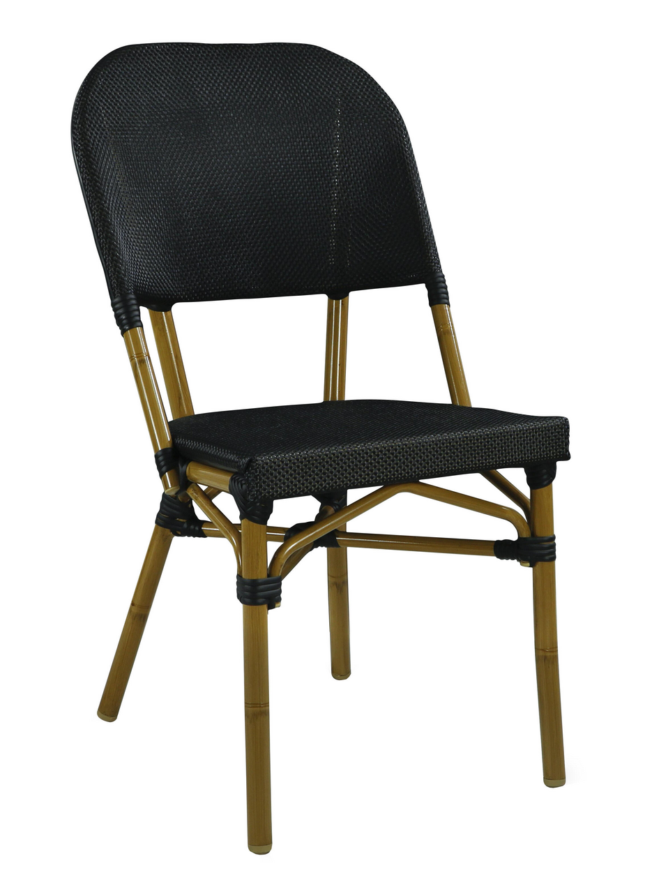 PRO LOISIRS Chaise Paris 1 en aluminium noir