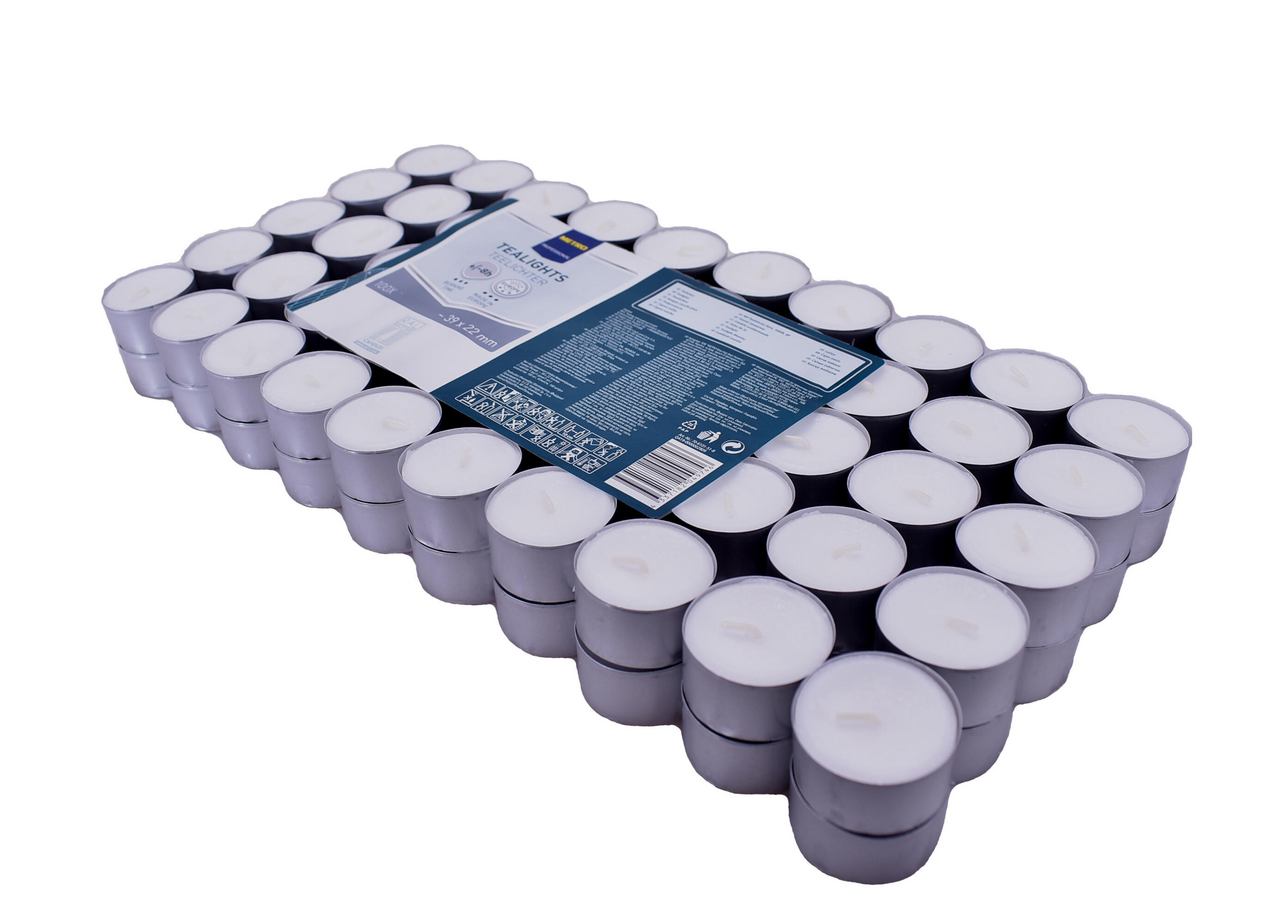 METRO PROFESSIONAL Bougie chauffe plat 8h x 100