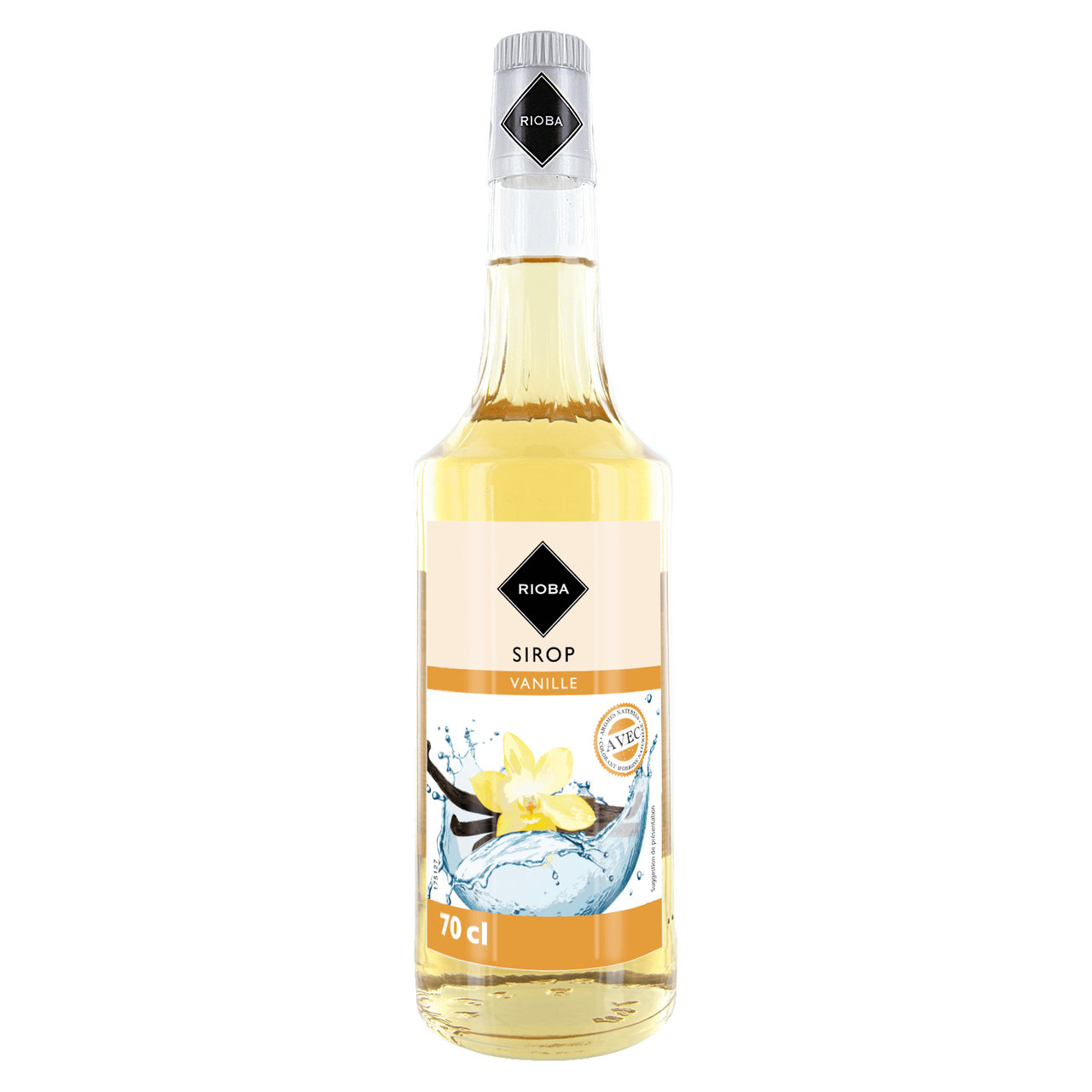 RIOBA Sirop de vanille 70 cl verre perdu