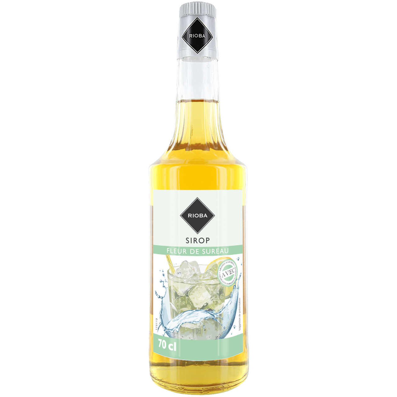 RIOBA Sirop de fleur de sureau 70 cl verre perdu