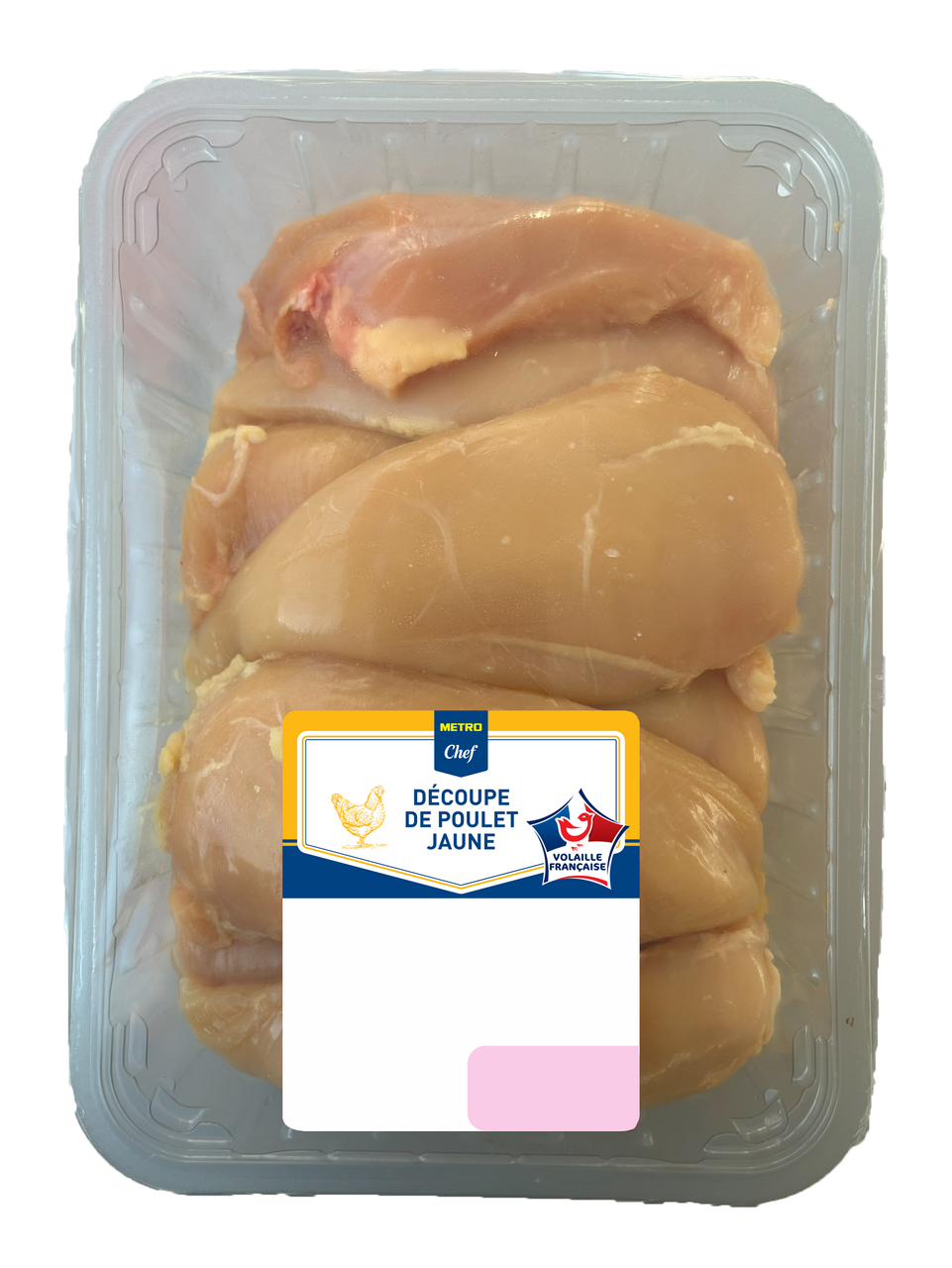 METRO Chef Filet de poulet jaune barquette sous atmosphère France