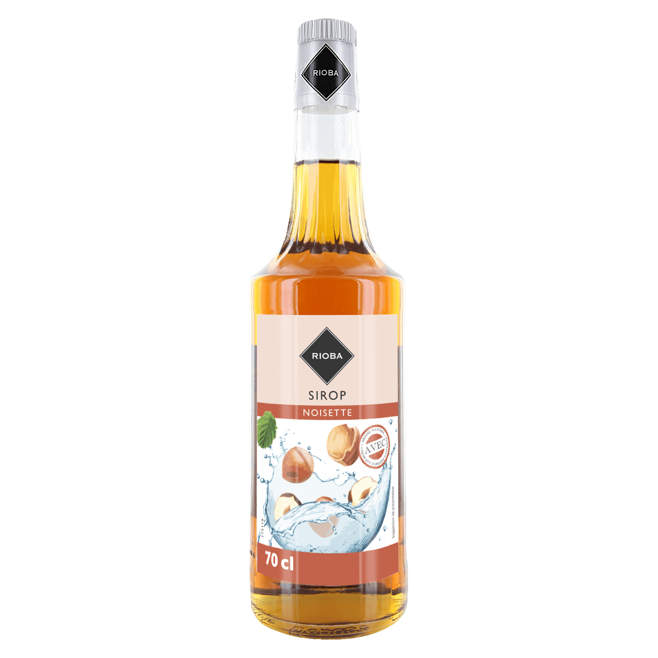 RIOBA Sirop de Noisette 70 cl verre perdu