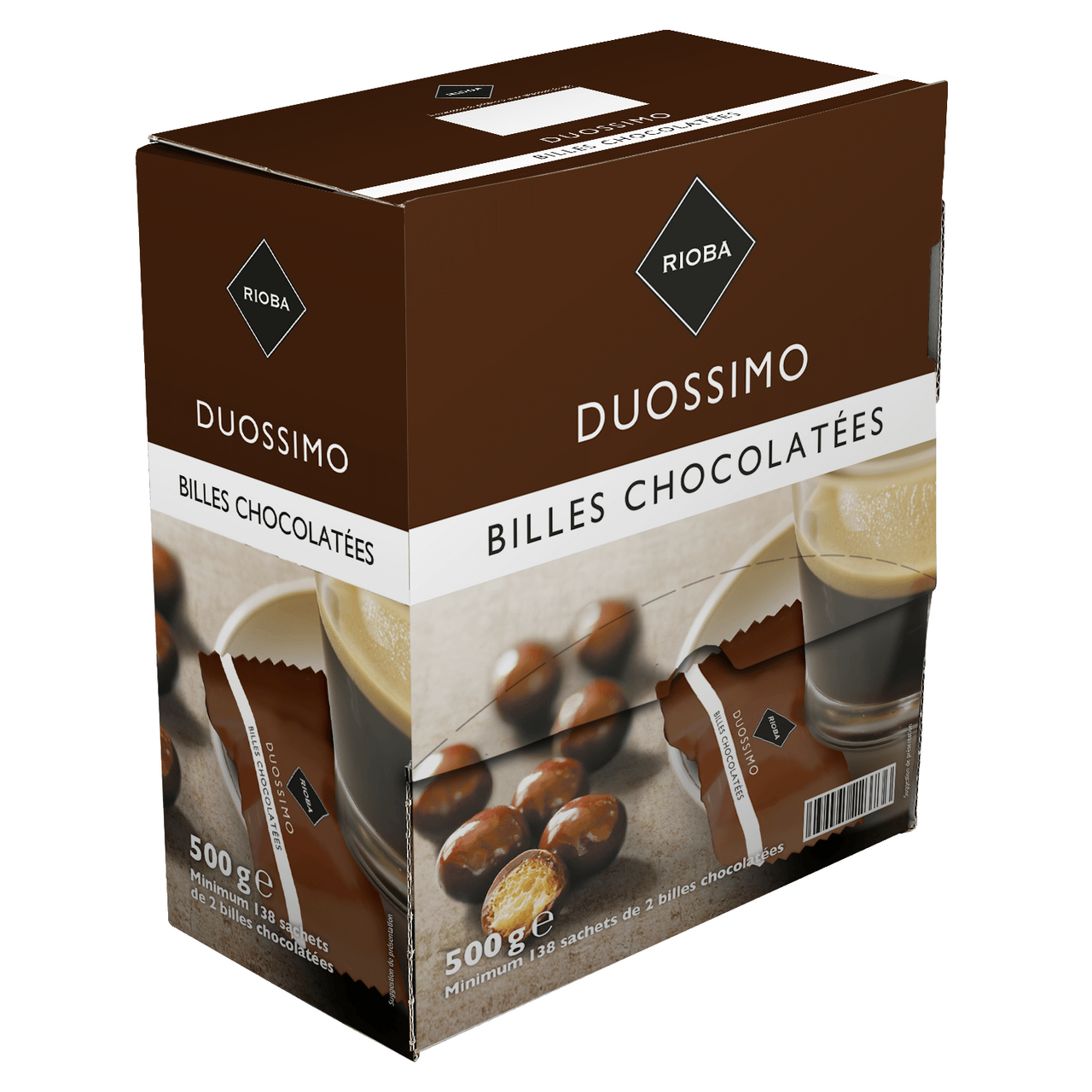 RIOBA Billes chocolatées Duossimo 500 g