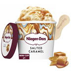 Häagen-Dazs Crème glacée Minicup caramel sauce caramel beurre salé 95 ml