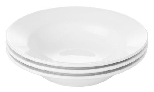 aro Assiette pâte Glossy x 6 blanc 26.5 cm