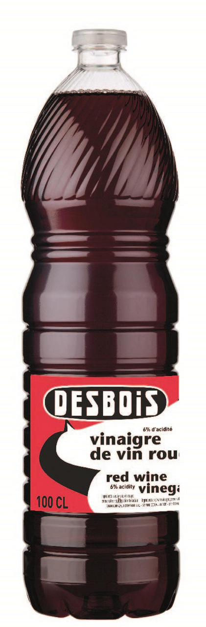 DESBOIS Vinaigre de vin rouge 6° 1 L