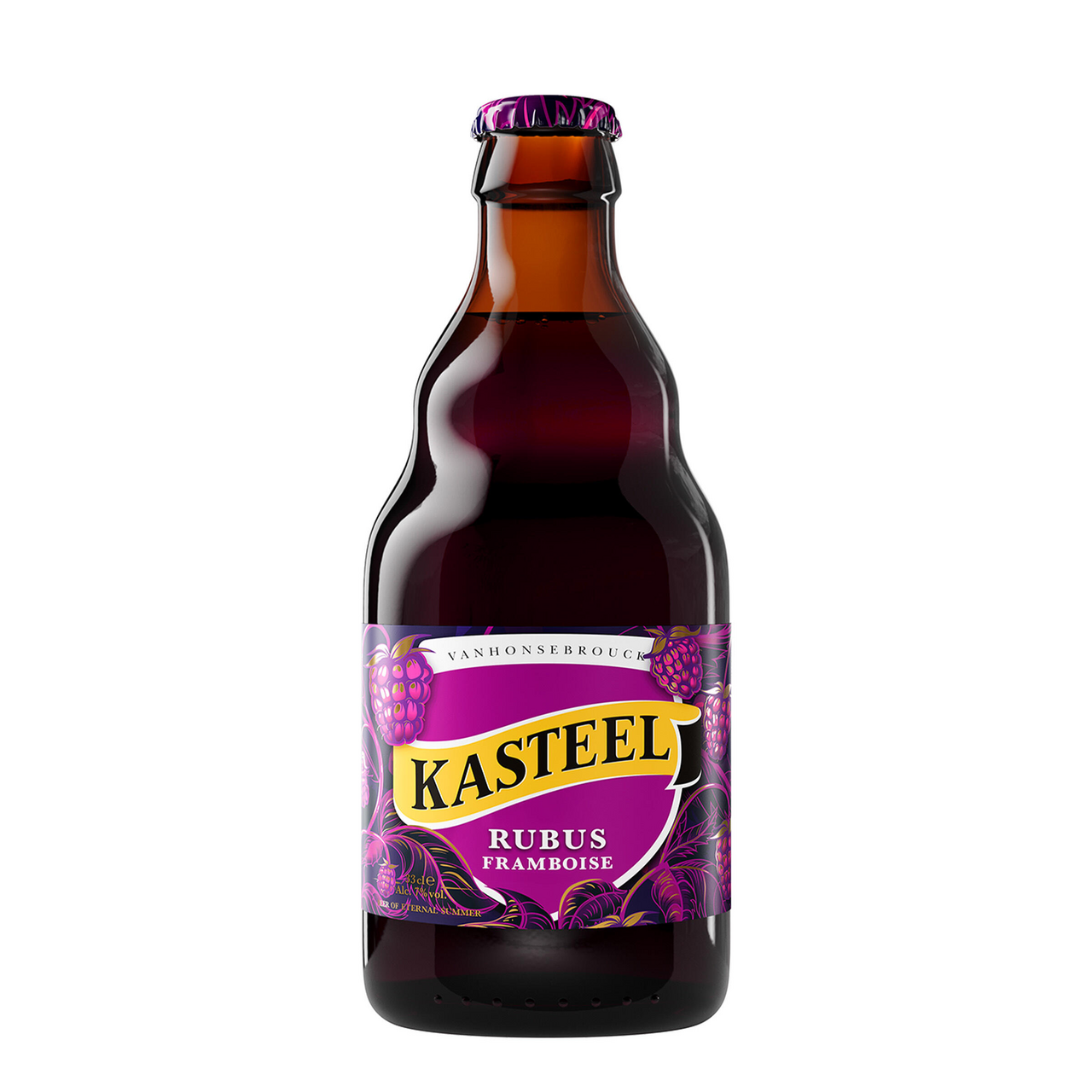 Kasteel Bière Rubus framboise 7° 33 cl verre perdu