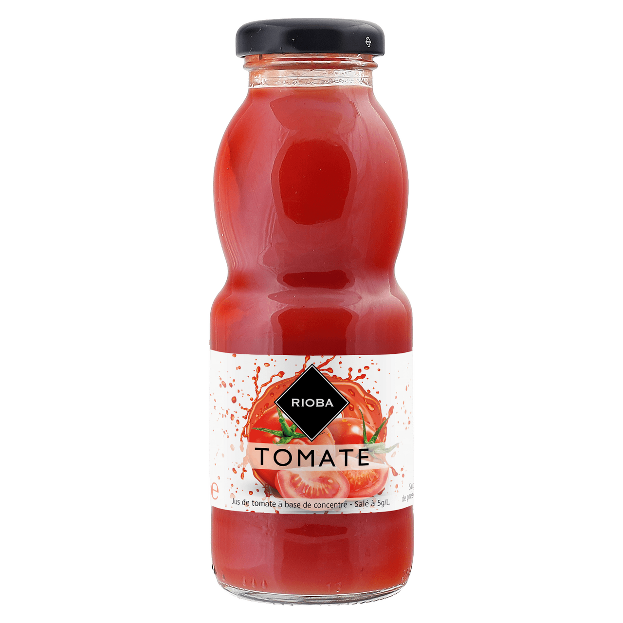RIOBA Pur jus de tomate 25 cl verre perdu