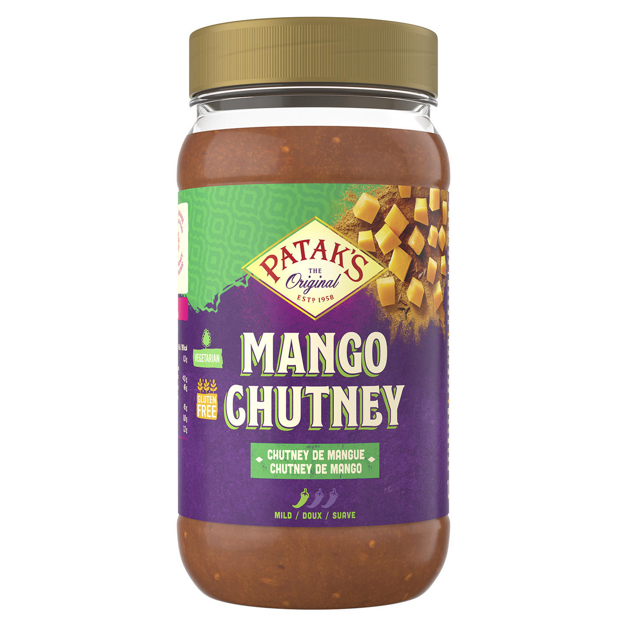 PATAKS Chutney de mangue 1.3 kg