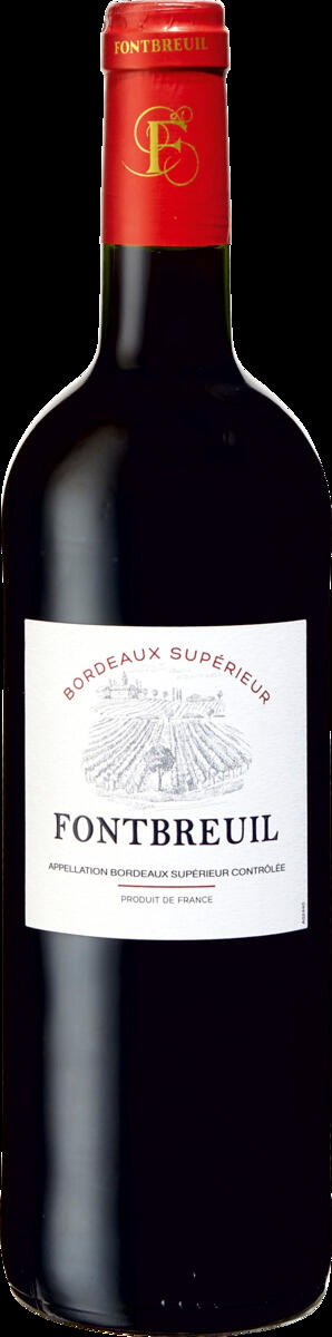 FONTBREUIL Bordeaux Supérieur bouteille 75 cl