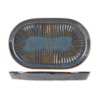 Cosy & Trendy Assiette ovale solas bleu 20 x 12.5 cm