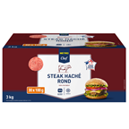 METRO Chef Steak haché rond VBF 15% MG 30 x 100 g soit 3 kg