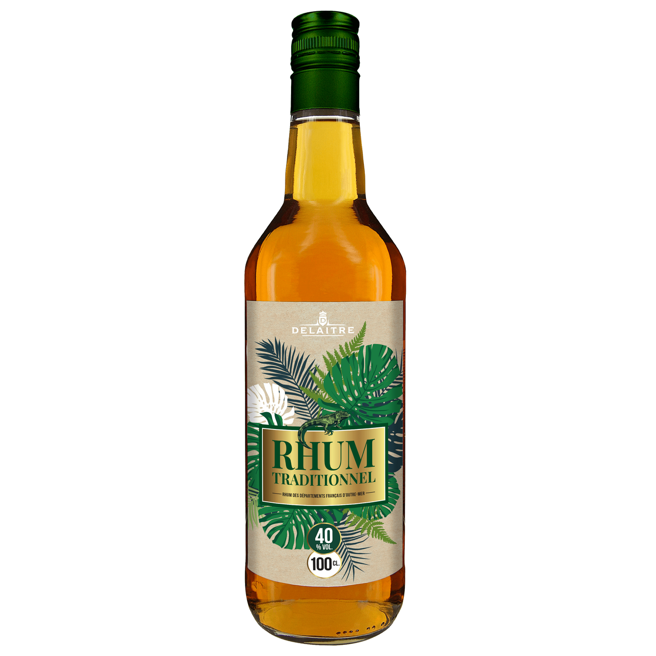 DELAITRE Rhum ambré 40% 1 L