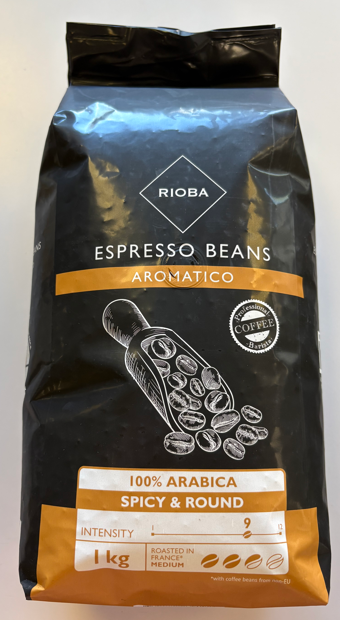 RIOBA Café en grain Aromatico pur Arabica 1 kg
