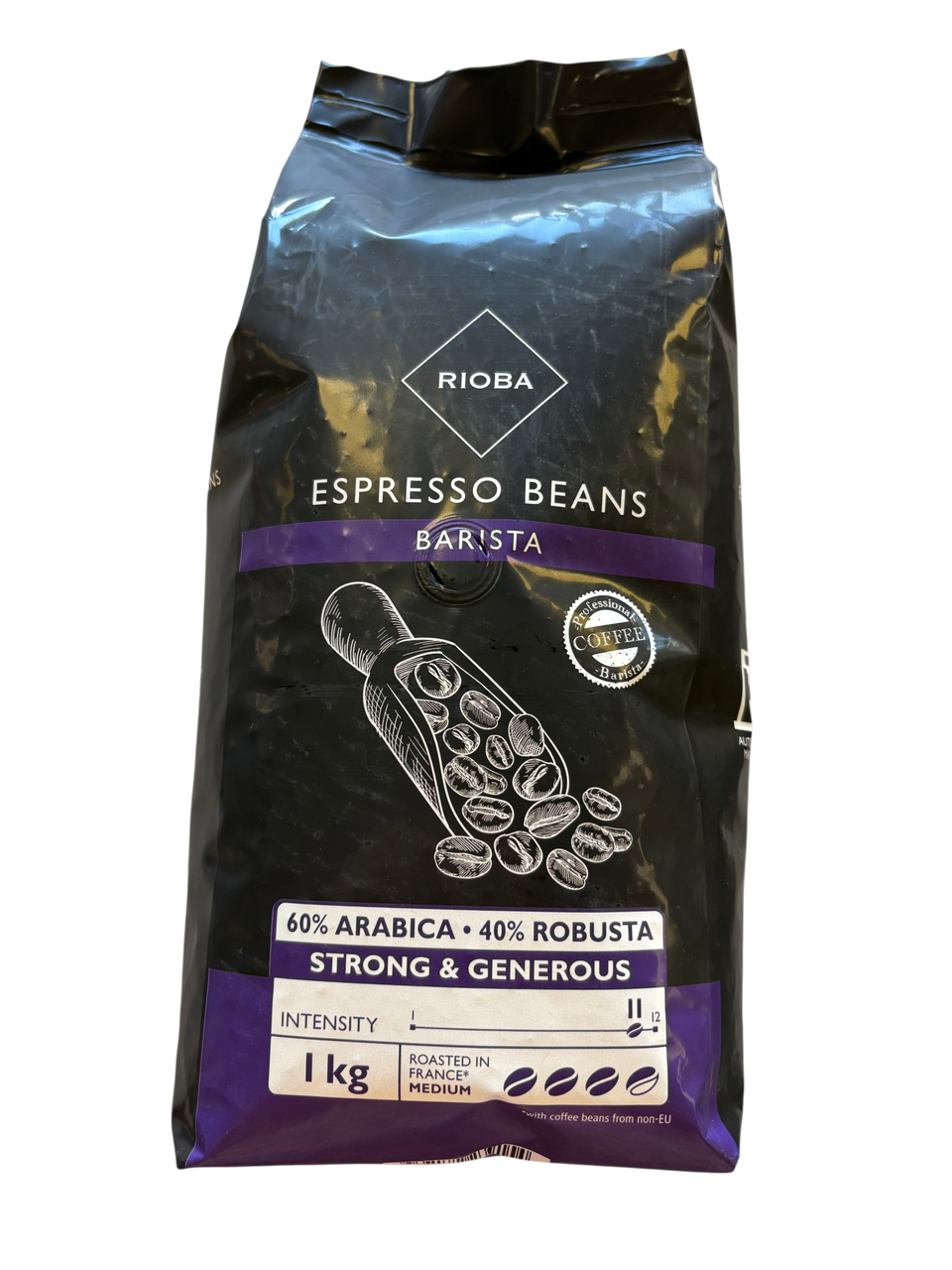 RIOBA Café en grains Barista 60% Arabica / 40% Robusta 1 kg